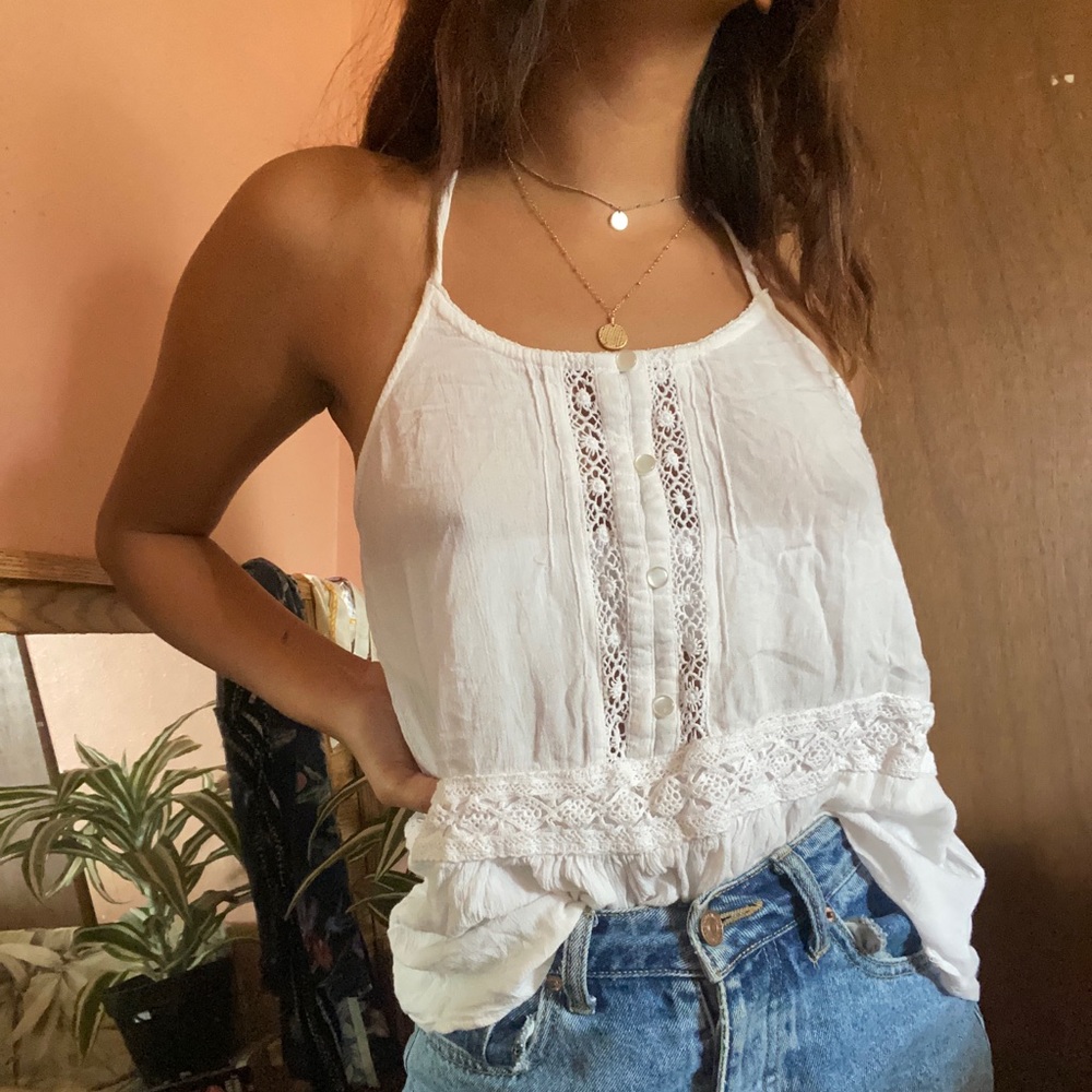 White Hollister Cami